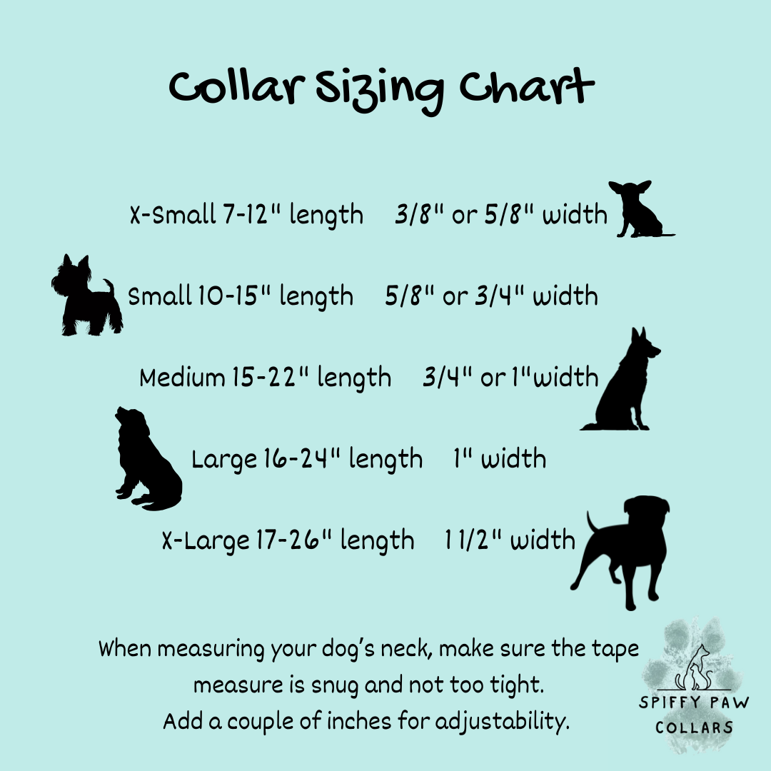 "Fetching Waves" Dog Collar