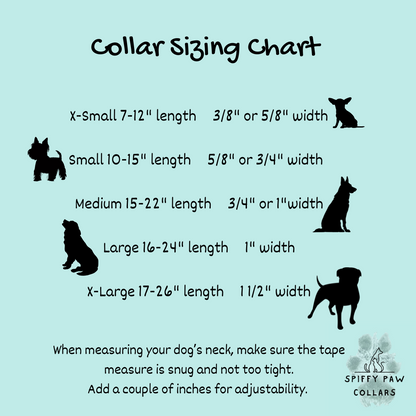 "Fetching Waves" Dog Collar