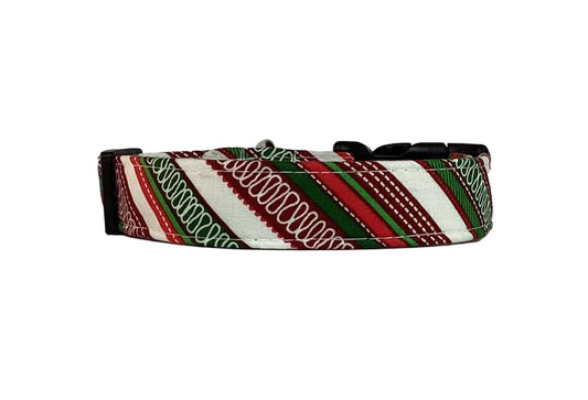 "Merry Stripes" Dog Collar