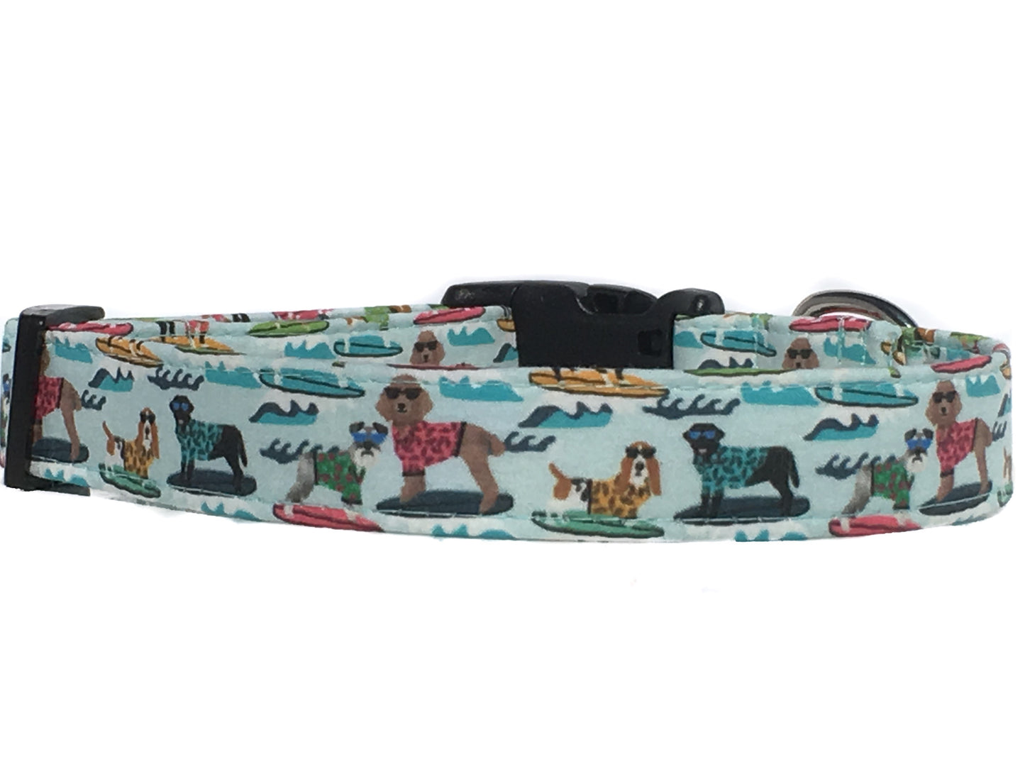 "Fetching Waves" Dog Collar