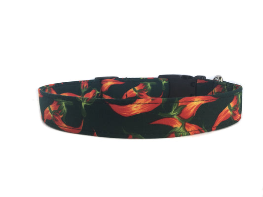 "Hot Peppers" Dog Collar